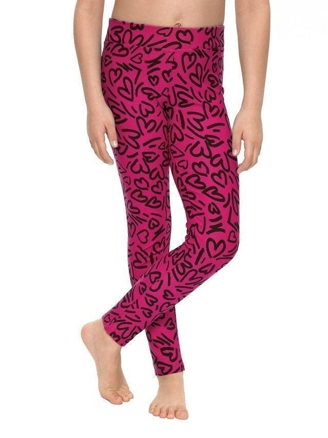 Leggings for girl CONTE ELEGANT LOVELY, s.122,128-64, fuchsia - 1