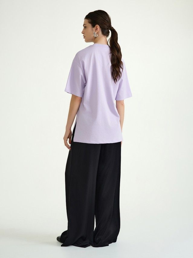 Women's polo neck shirt CONTE ELEGANT LD 3040, s.170-92, lavender-girls - 4
