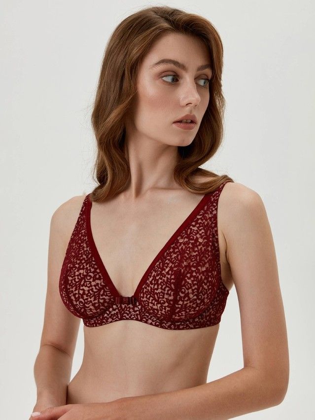 Bra CONTE ELEGANT TATOUAGE RB6043, s.70B, wine-coloured - 2