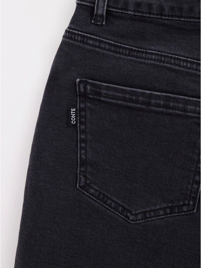 Denim shorts CONTE ELEGANT CON-447, s.170-90, washed black - 7