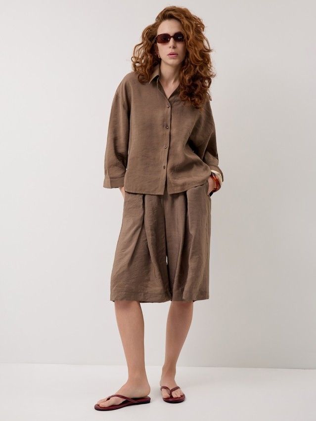 Women's shirt CONTE LRU 3423, s.170-84-90, chocolate - 4