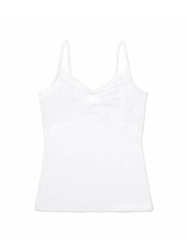 Woman's sleeveless top CONTE ELEGANT MACRAMER ART LT 772, s.170-84, white - 3