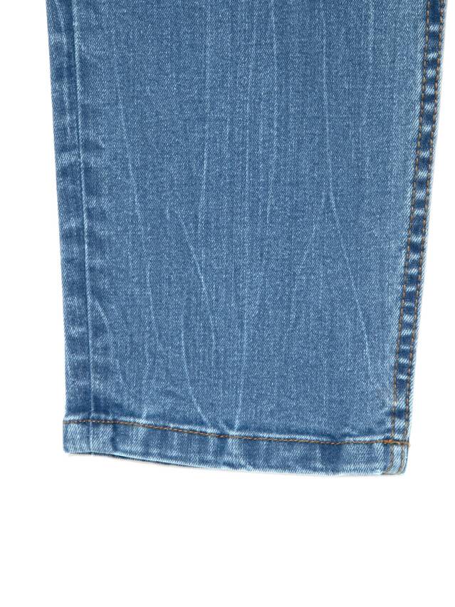 Relaxed mom jeans with High rise CON-242, s.164-110, authentic blue - 8