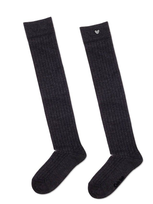Children's overknees CONTE-KIDS TIP-TOP, s.33-35, 052 dark grey - 5