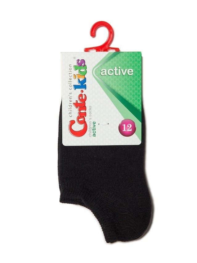 Children's socks CONTE-KIDS ACTIVE, s.27-29, 000 black - 2