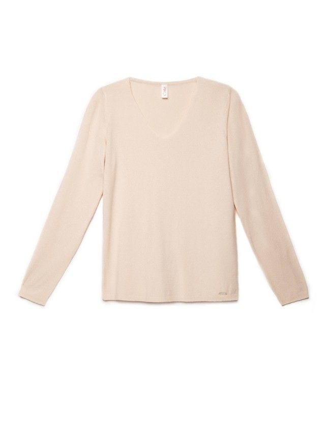 Women's polo neck shirt CONTE ELEGANT LDK044, s.170-84, pudra - 4