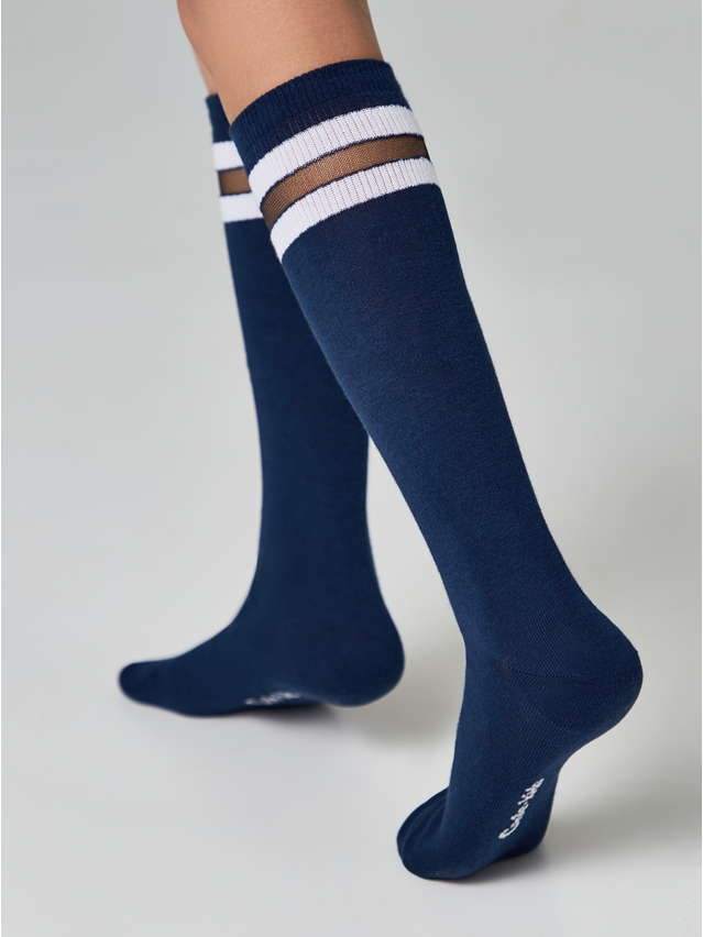 Children's knee high socks CONTE-KIDS TIP-TOP, s.20, 049 navy - 1