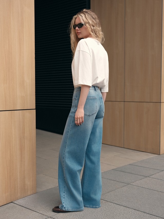 Women's polo neck shirt CONTE LD 3449, s.170-88, milk-house - 3