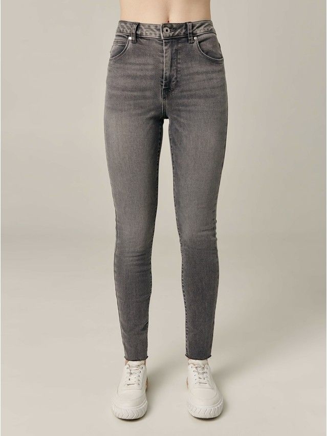 Denim trousers CONTE ELEGANT CON-701, s.170-102, grey - 5