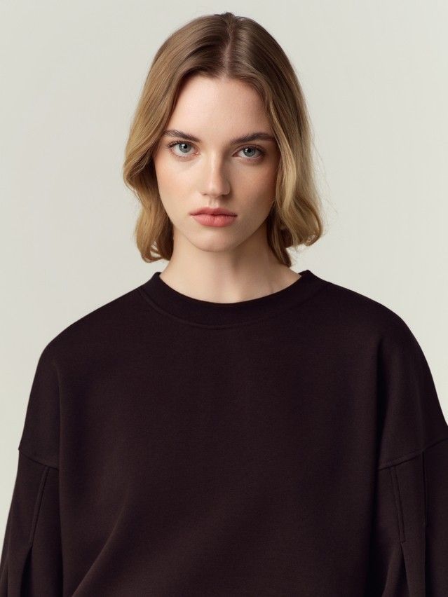 Women's polo neck shirt CONTE LD 3373, s.170-88, black - 4