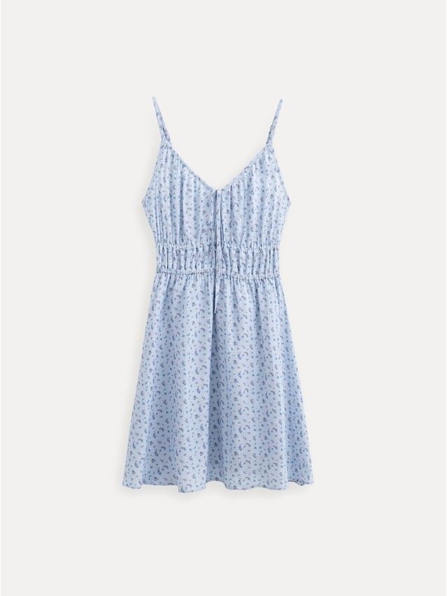 Women's sundress CONTE LSF 3816, s.170-84-90, blue-flowers - 5