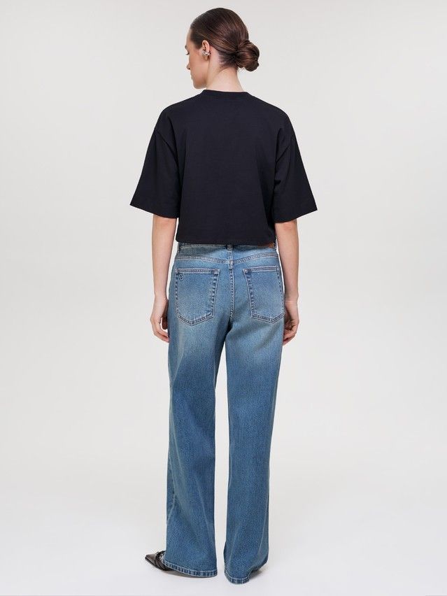 Women's polo neck shirt CONTE LD 3446, s.170-84, black - 2