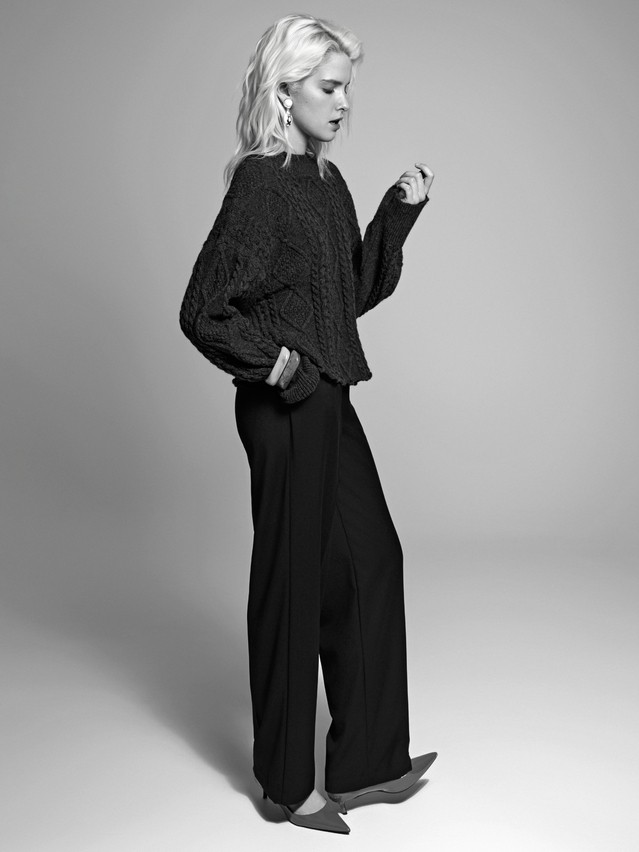 Women's pullover CONTE ELEGANT LDK24129, s.170-84, graphite melange - 3