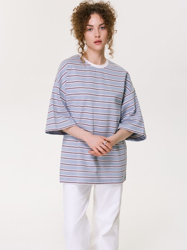 Women's jumper CONTE LD 3592, s.170-84, grey-wine-ecru - 1