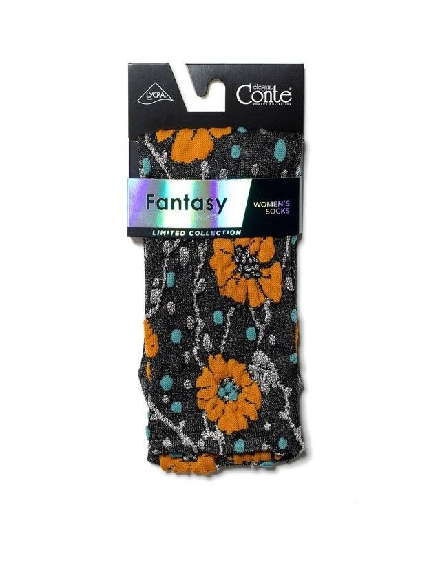 Women's socks CONTE ELEGANT FANTASY, s.23-25, 188 grey - 4