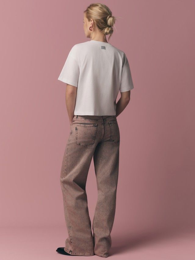 Women's polo neck shirt CONTE ELEGANT LD 3032, s.170-92, white-play - 2