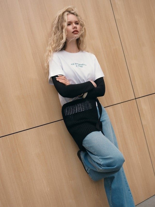 Women's polo neck shirt CONTE ELEGANT LD 3029, s.170-92, white-lyubou - 5