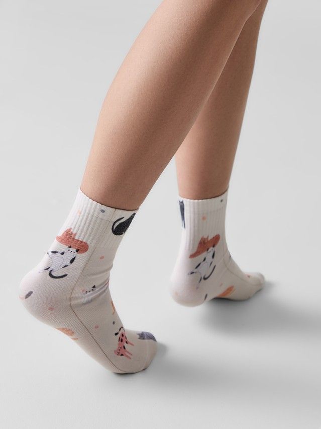 Women's socks CONTE ELEGANT CLASSIC, s.23-25, 1166 beige - 2