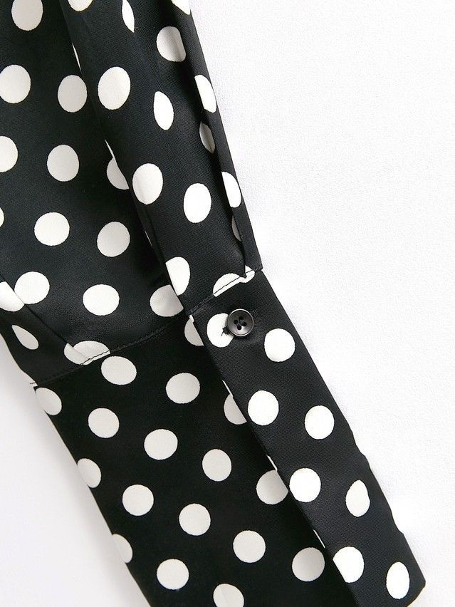 Women's shirt CONTE ELEGANT LBL 3314, s.170-84-90, black-white dots - 11