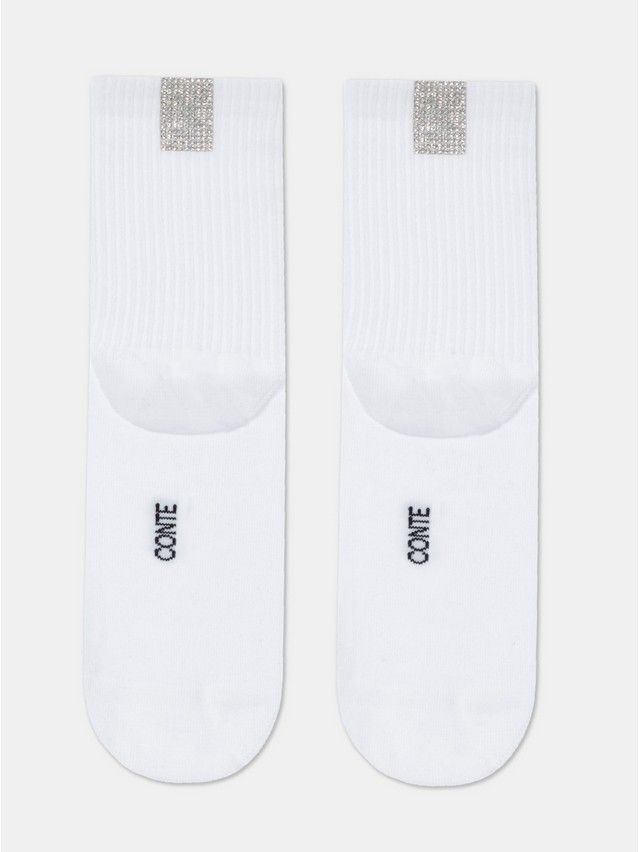 Women's socks CONTE ELEGANT CLASSIC, s.23, 419 white - 7