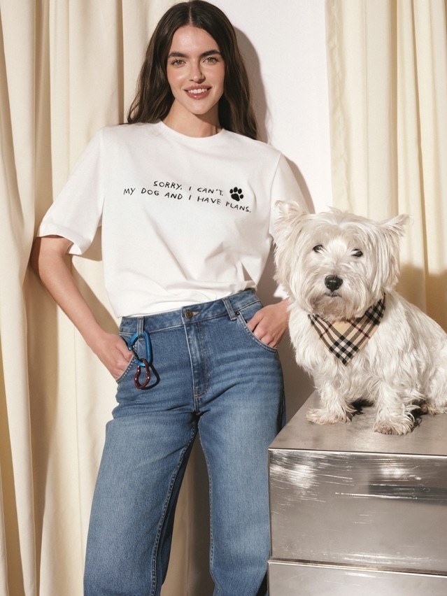 Women's polo neck shirt CONTE ELEGANT LD 3036, s.170-92, white-my dog - 1