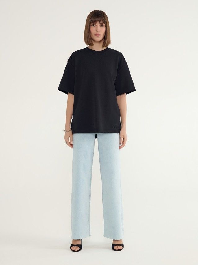 Women's polo neck shirt CONTE ELEGANT LD 3081, s.170-100, black - 6