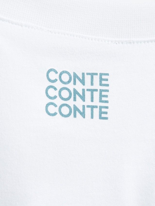 Women's polo neck shirt CONTE ELEGANT LD 3029, s.170-92, white-lyubou - 9