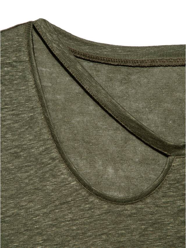 Women's polo neck shirt CONTE ELEGANT LD 919, s.170-100, bronze green - 5