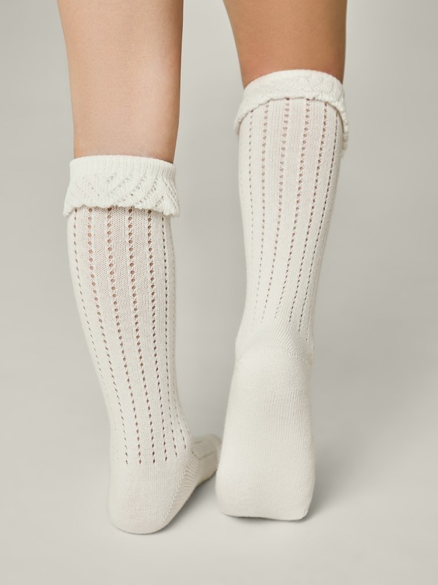 Children's knee high socks CONTE-KIDS MISS, s.16, 058 milky - 7