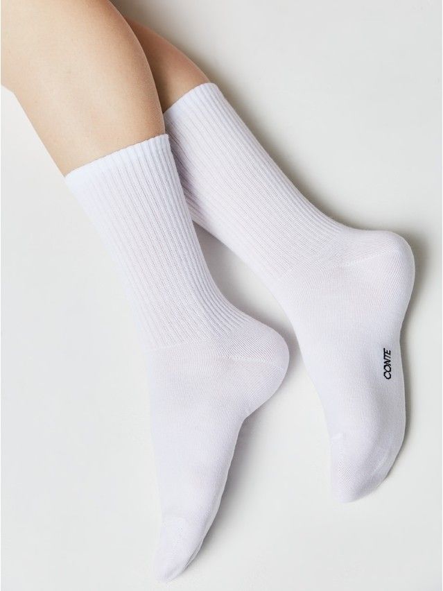 Women's socks CONTE ELEGANT ACTIVE, s.23, 000 white - 4