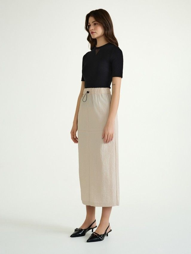 Women's skirt CONTE ELEGANT LU 2960, s.170-90, beige - 3