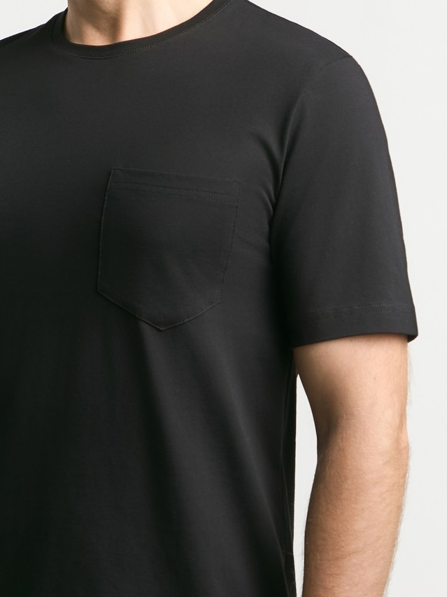 Men's polo neck shirt DIWARI BASIC MEN MD 4027, s.176,182-92, black - 3