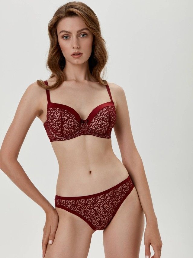 Bra CONTE ELEGANT TATOUAGE RB3041, s.70D, wine-coloured - 3