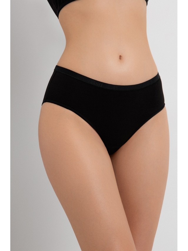 Women's panties CONTE ELEGANT COMFORT COTTON LB 5572, s.90, black - 5