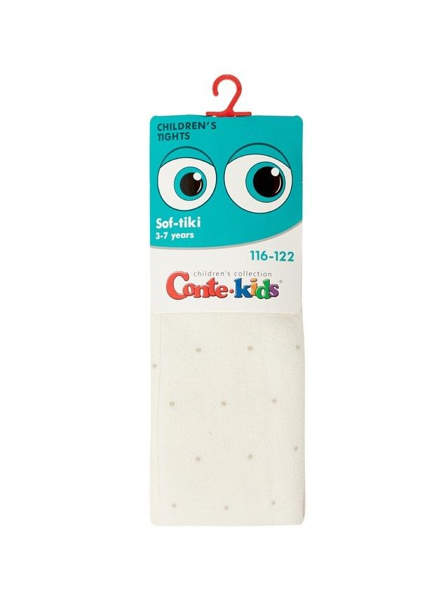 Children's tights CONTE-KIDS SOF-TIKI, s.116-122 (18),699 milky - 5