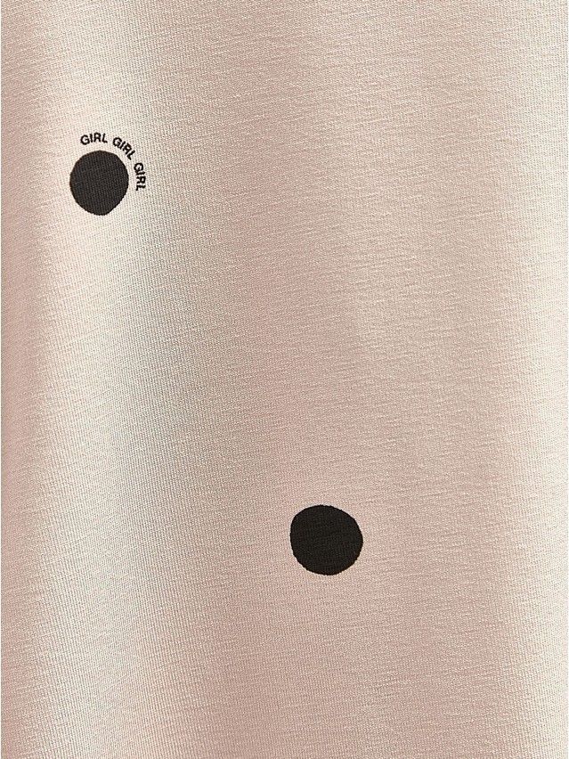 Women's polo neck shirt CONTE ELEGANT LD 3147, s.170-92, beige-dots - 3