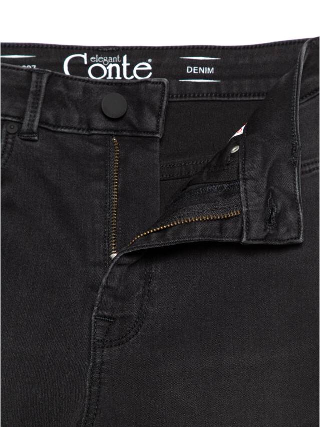 Denim trousers CONTE ELEGANT CON-355, s.170-102, washed black - 8