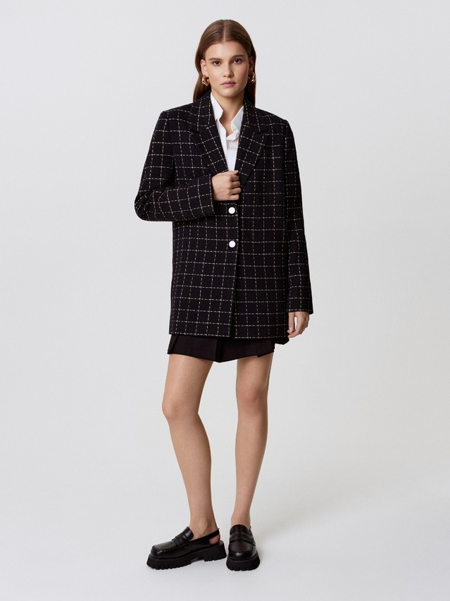 Women's jacket CONTE LJ 3265, s.170-88-94, black-white - 1