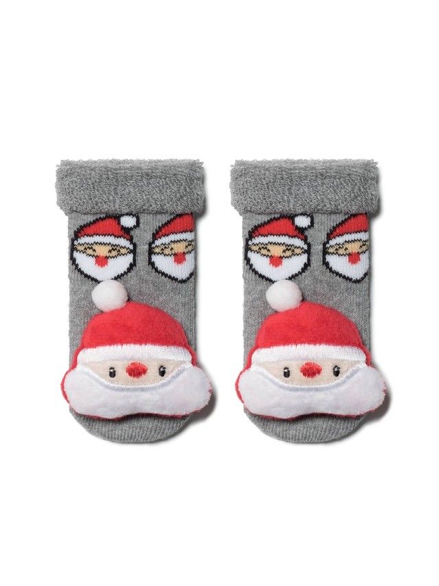Children's socks Conte-Kids NEW YEAR, s. 14-17, 447 grey - 1