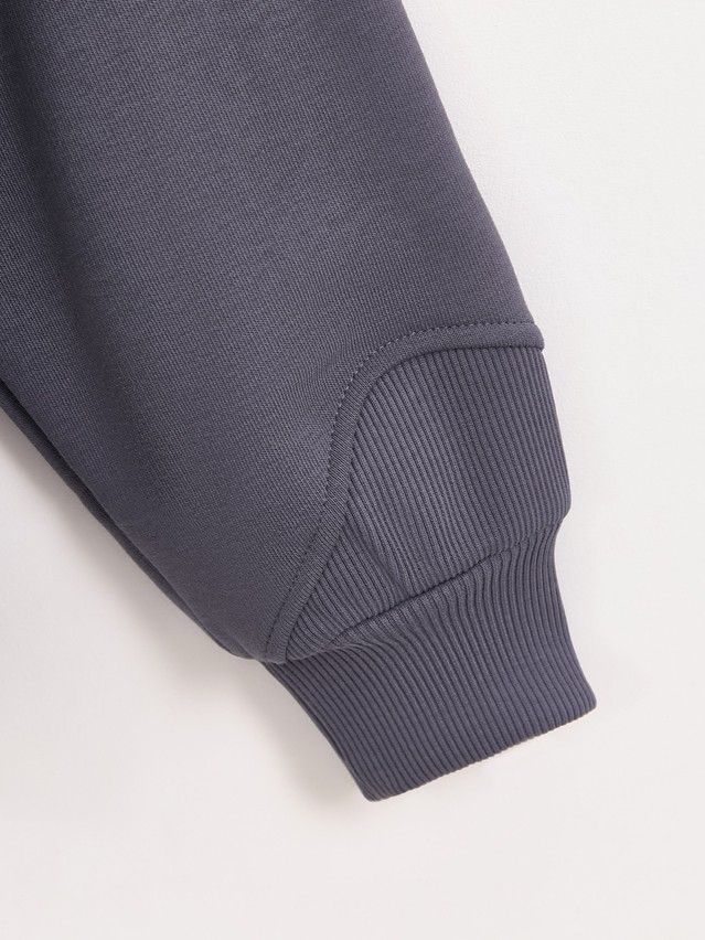 Women's polo neck shirt CONTE ELEGANT LD 2834, s.170-92, graphite - 12