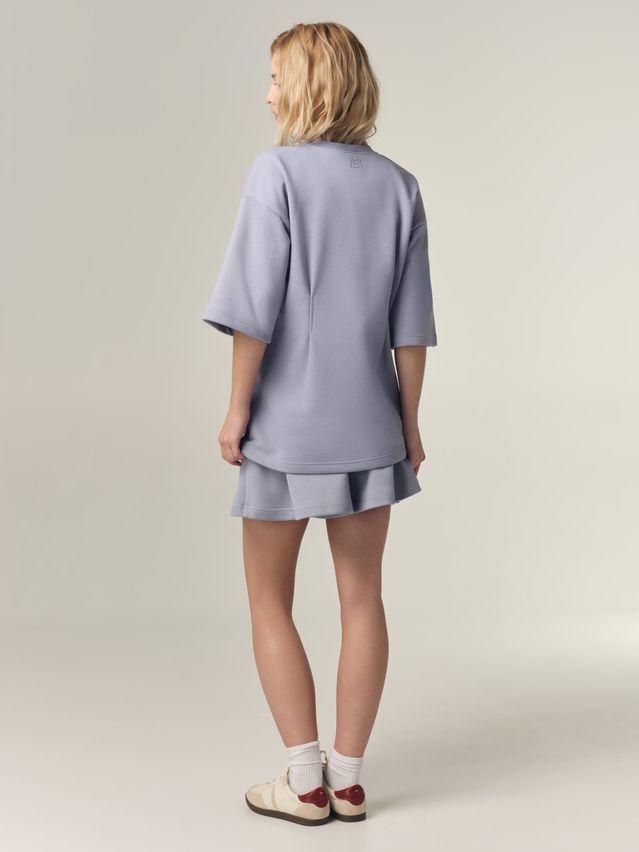 Women's polo neck shirt CONTE LD 3370, s.170-88, denim blue - 4