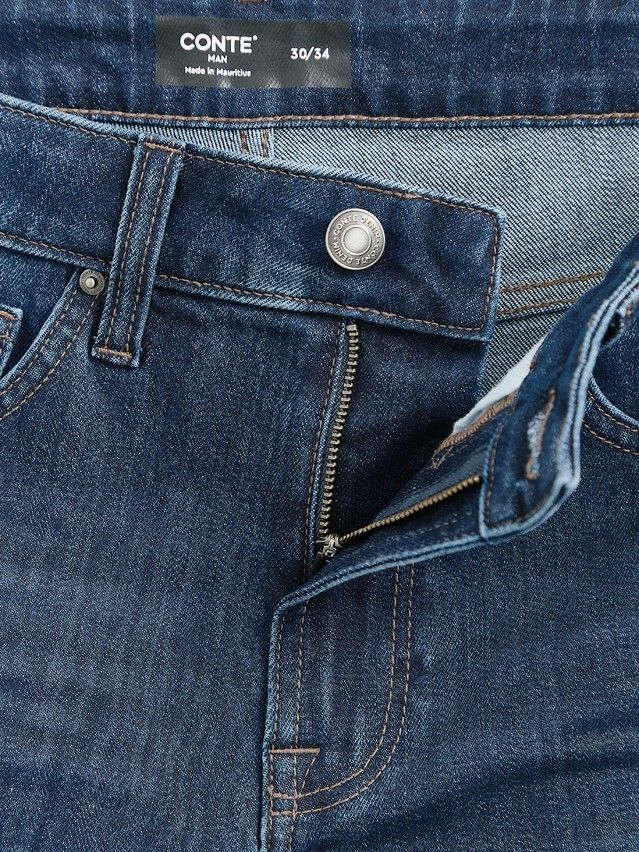 Men's jeans CONTE CNM-04, s.176/80-W30/L32, blue - 9