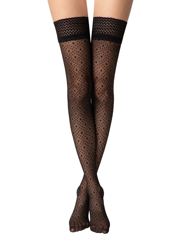 Women's stockings CONTE ELEGANT ELEGANCE, s.23-25 (1/2),grafit - 1