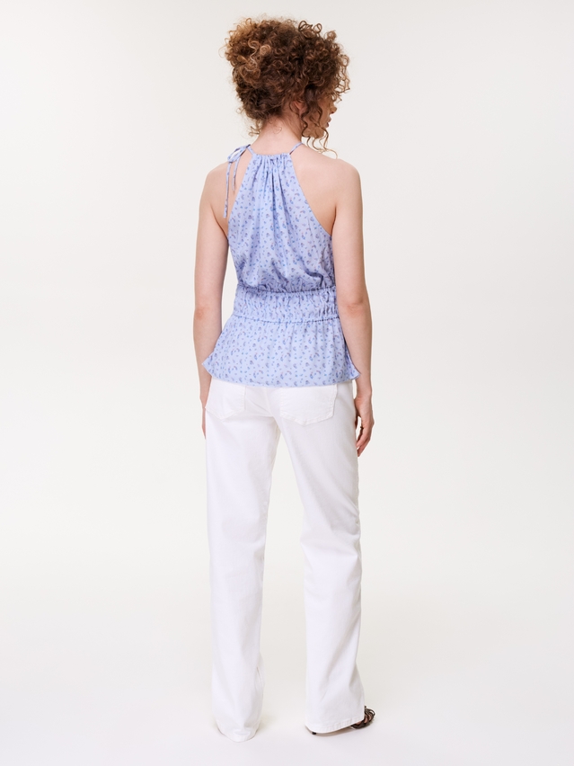 Women's blouse CONTE LBL 3472, s.170-88-94, blue-flowers - 2