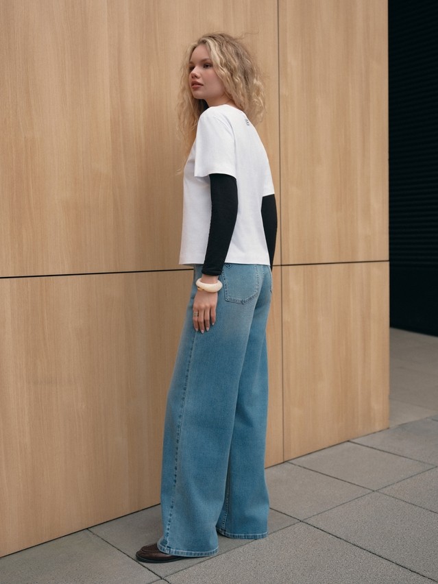 Women's polo neck shirt CONTE ELEGANT LD 3029, s.170-92, white-taksa - 3