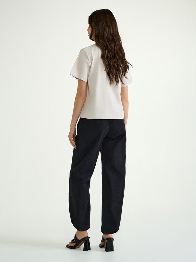 Women's polo neck shirt CONTE ELEGANT LD 3029, s.170-92, beige-siesta - 4