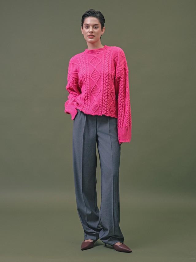 Women's pullover CONTE ELEGANT LDK24129, s.170-84, pink - 4