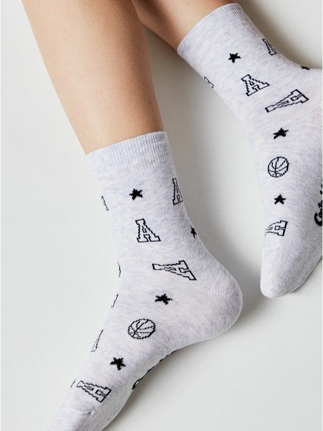 Children's socks CONTE-KIDS TIP-TOP, s.20, 981 light grey - 3