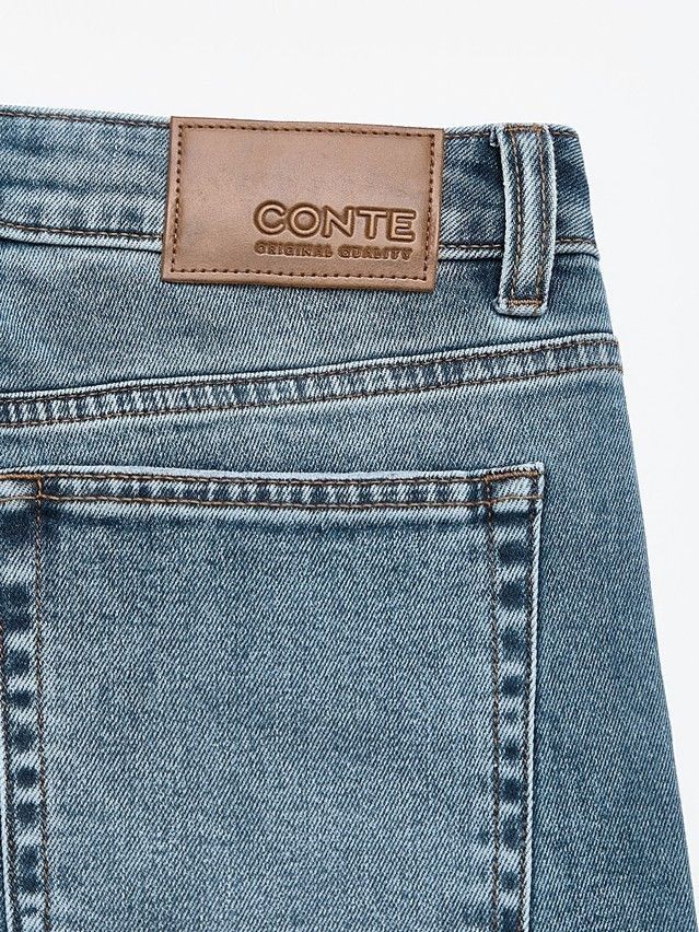 Denim trousers CONTE ELEGANT CON-738, s.170-102, blue - 11