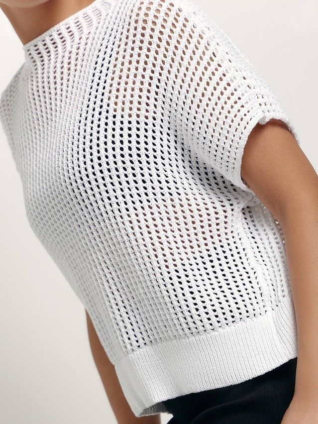Women's pullover CONTE ELEGANT LDK187, s.170-84, white - 4